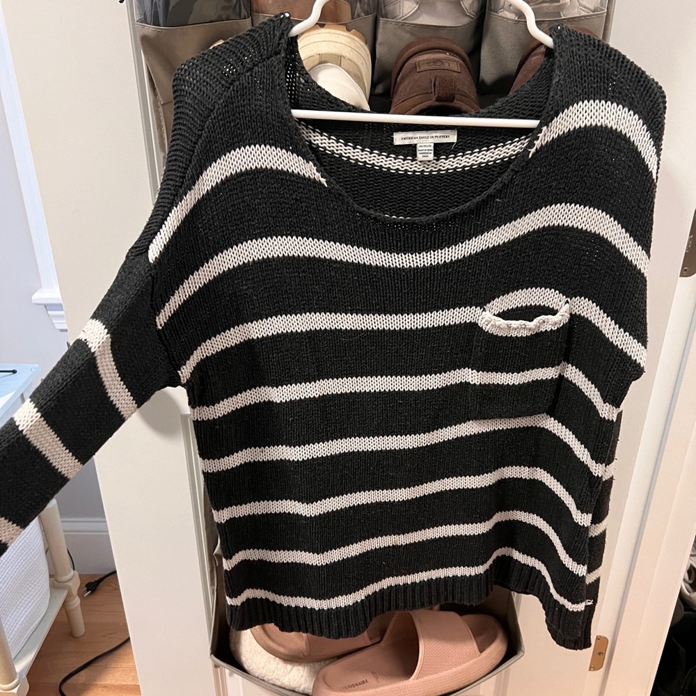 American Eagle striped sweater